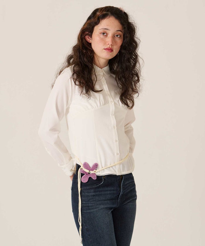 フラワー/紐/ベルト/フラワー ストリング ベルト TINA：JOJUN