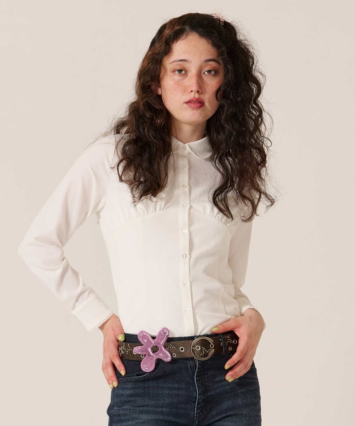 フラワー/紐/ベルト/フラワー ストリング ベルト TINA：JOJUN