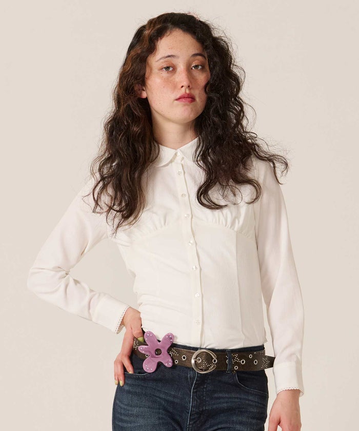 フラワー/紐/ベルト/フラワー ストリング ベルト TINA：JOJUN