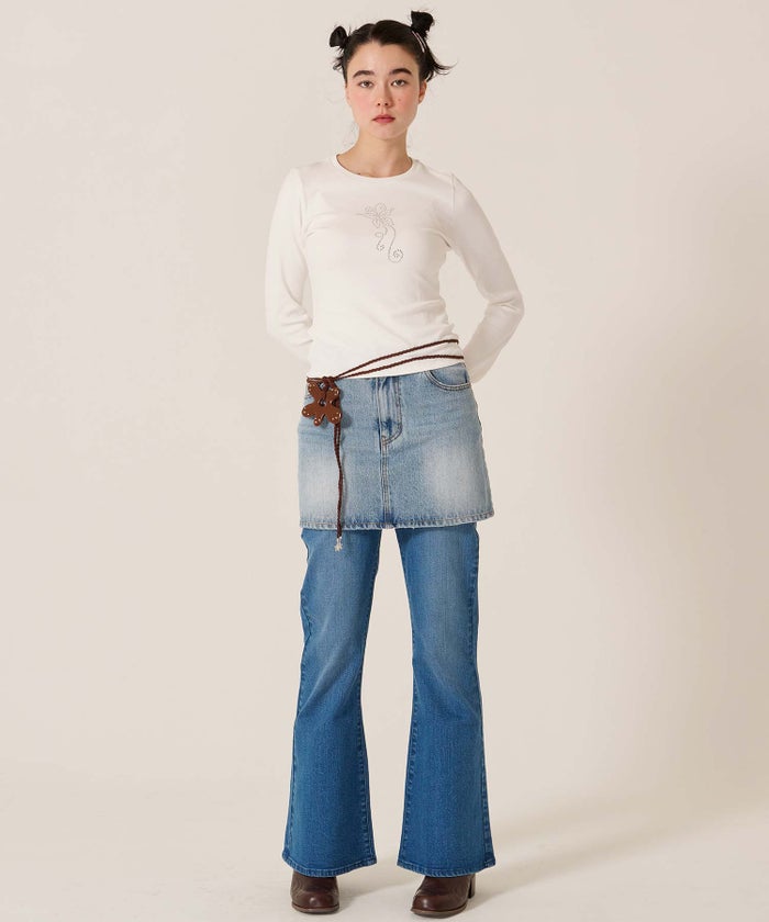 フラワー/紐/ベルト/フラワー ストリング ベルト TINA：JOJUN