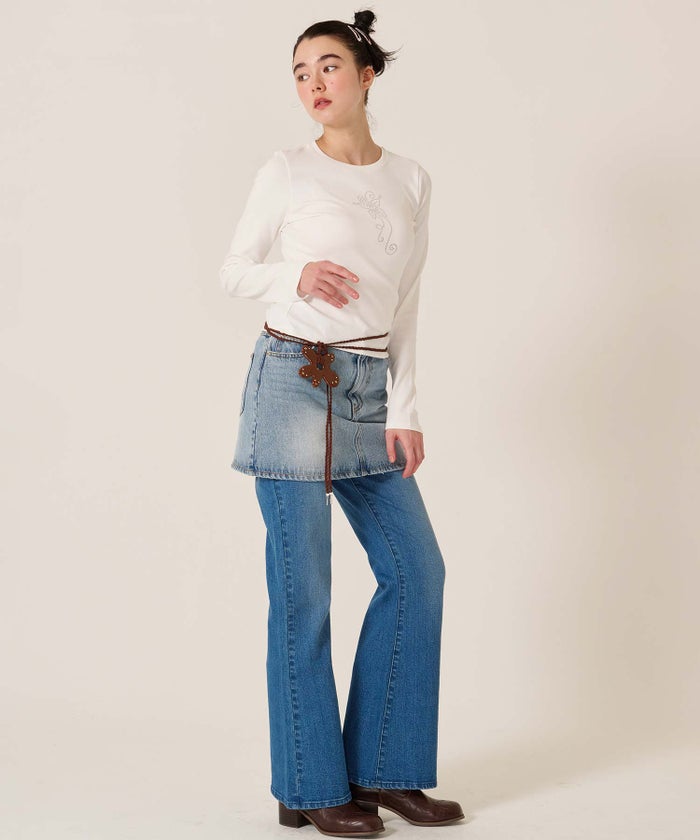 フラワー/紐/ベルト/フラワー ストリング ベルト TINA：JOJUN