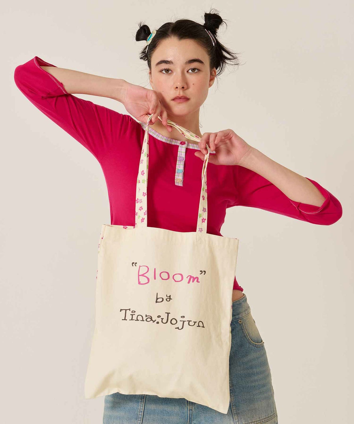 トート/バッグ/花柄