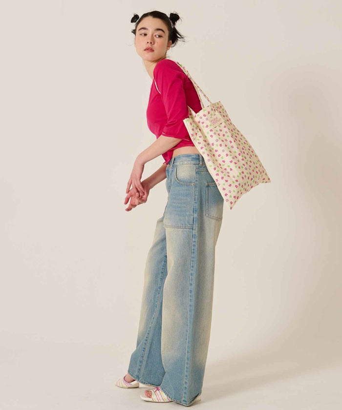 トート/バッグ/花柄