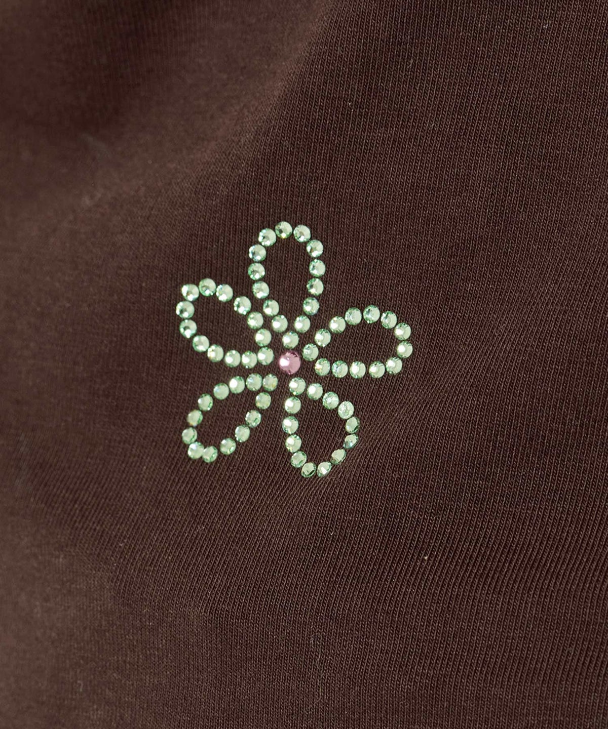 ラインストーン/トップス/前後2WAY コンパクト Tシャツ TINA：JOJUN 