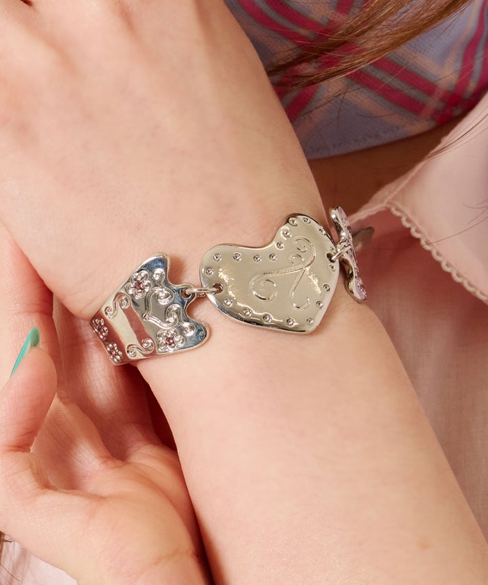 アクセサリー/シルバー/刻印モチーフ ブレスレット TINA：JOJUN