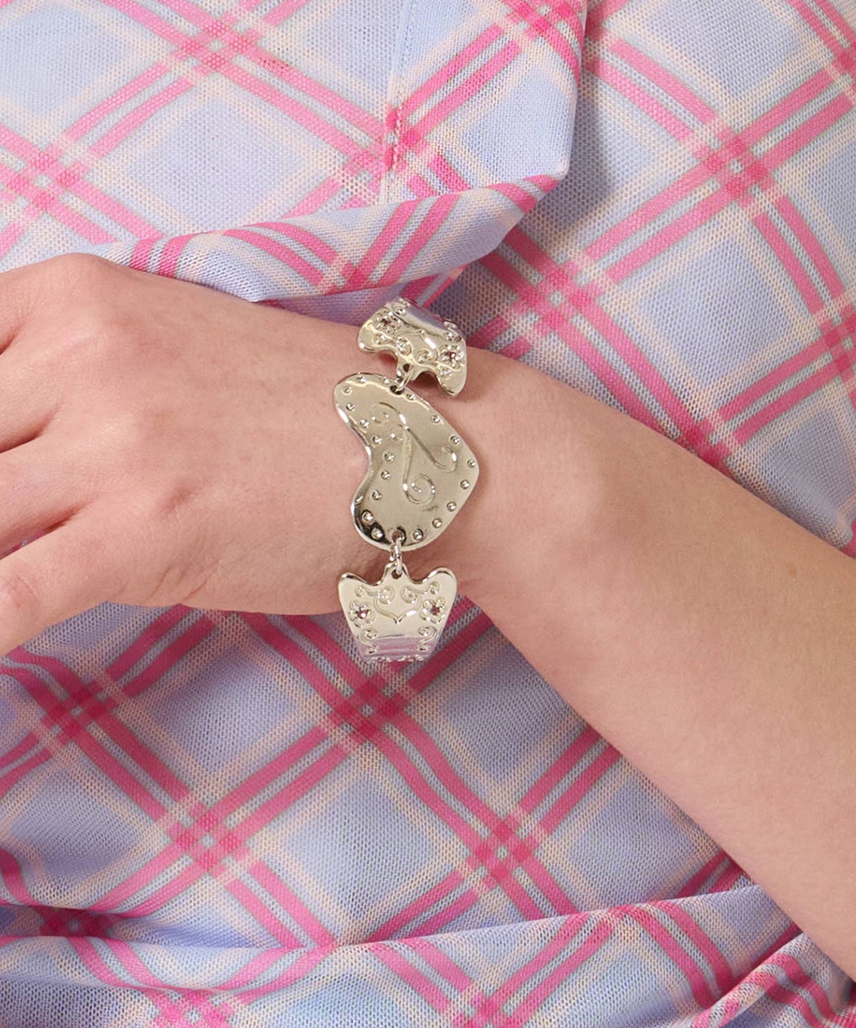 アクセサリー/シルバー/刻印モチーフ ブレスレット TINA：JOJUN