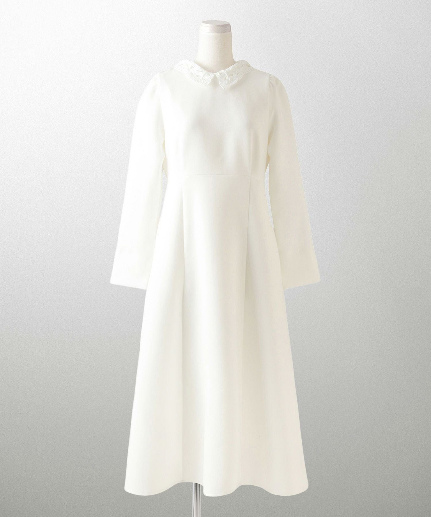 3/上旬～中旬頃発送予定！オケージョン対応 レース襟付き ワンピース