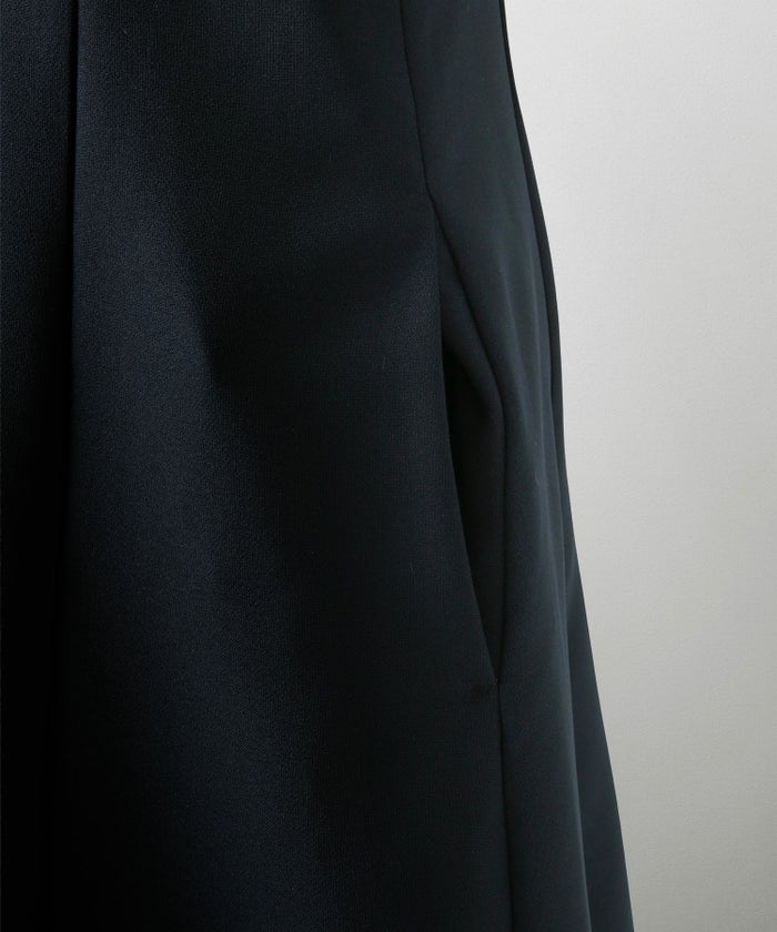 オケージョン対応 レース襟付き ワンピース 礼服 襟付き エレガント かわいい きれいめ 黒 長袖 S M ホワイト ネイビー ブラック