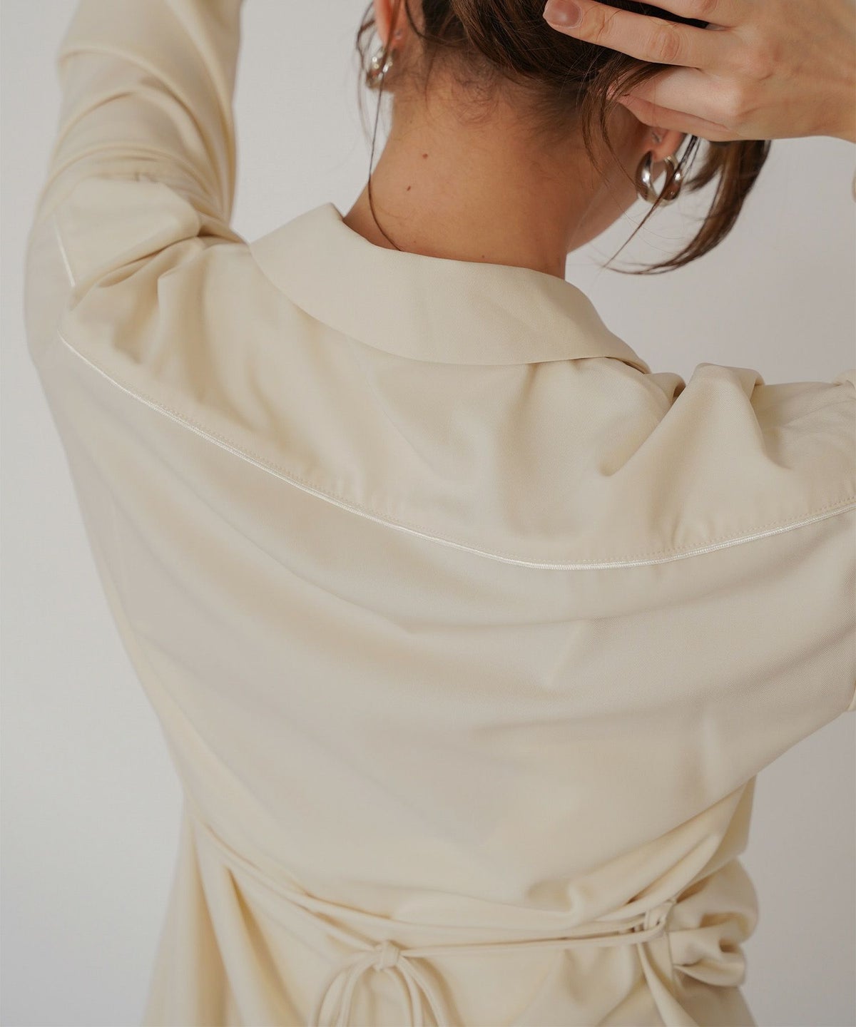 ルームウェア セットアップ パジャマ パンツスタイル ラウンジウェア バックオープンモテワンピ お家デート デートコーデ ディナー クリスマス ネグリジェ あざと可愛い 羽織 韓国風 綺麗め 細見え カジュアル KINO THE KEI