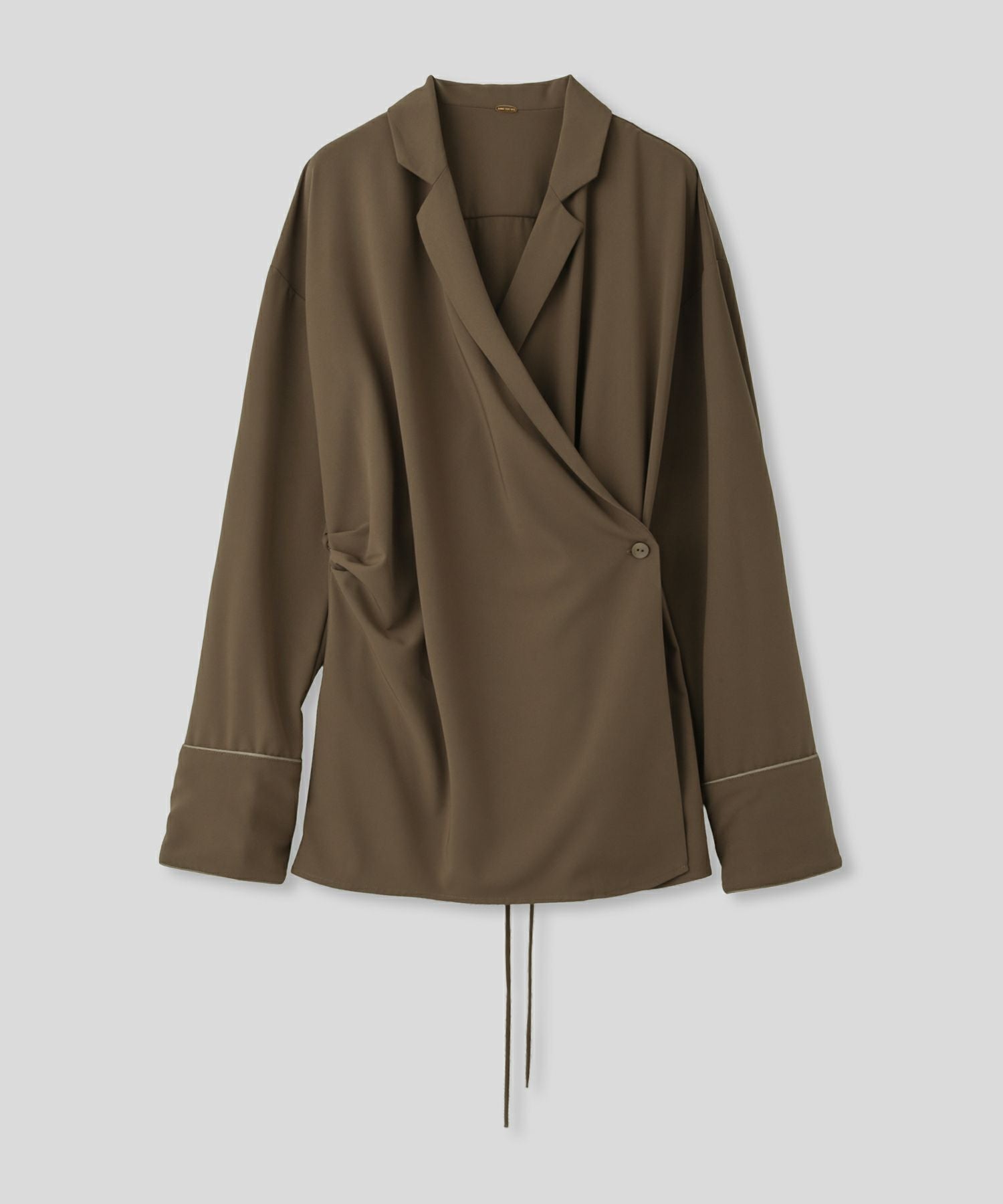 DAILY＆LOUNGEWEAR] パイピング シャツ ジャケット KINO THE KEI 全3色