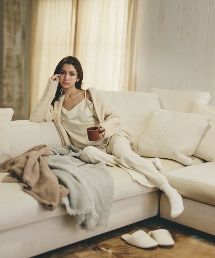 ルームウェア セットアップ キャミソール ワンピース パンツスタイル ラウンジウェア バックオープンモテワンピ お家デート デートコーデ ディナー クリスマス あざと可愛い 羽織 韓国風 綺麗め 細見え カジュアル KINO THE KEI