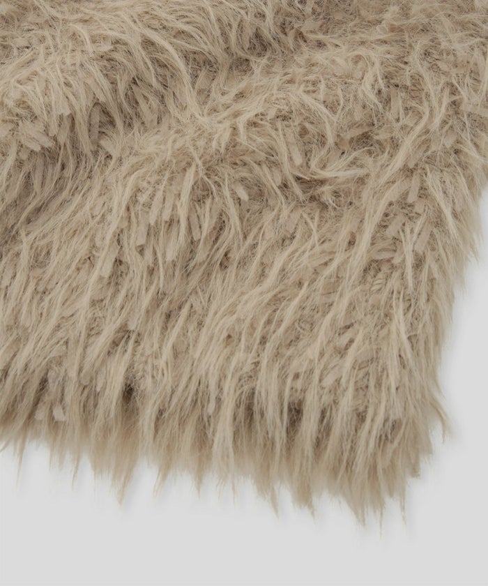 ファー 短丈ニット パーティ アメスリ モテニット デートコーデ ディナー クリスマス あざと可愛い タイトトップス 肌見せ 韓国風 綺麗め 細見え カジュアル KINO THE KEI