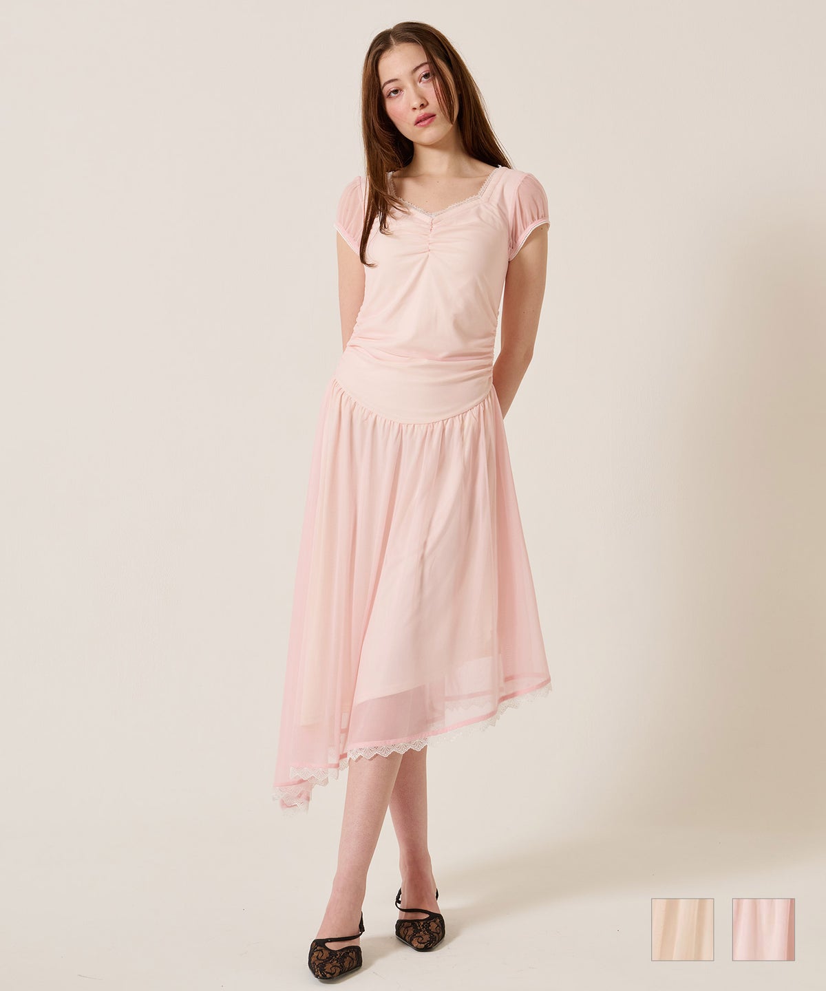 ワンピース/ドレス/アシンメトリー ワンピース TINA：JOJUN