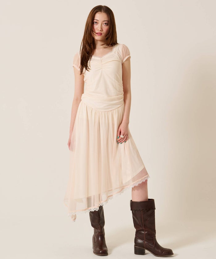 ワンピース/ドレス/アシンメトリー ワンピース TINA：JOJUN