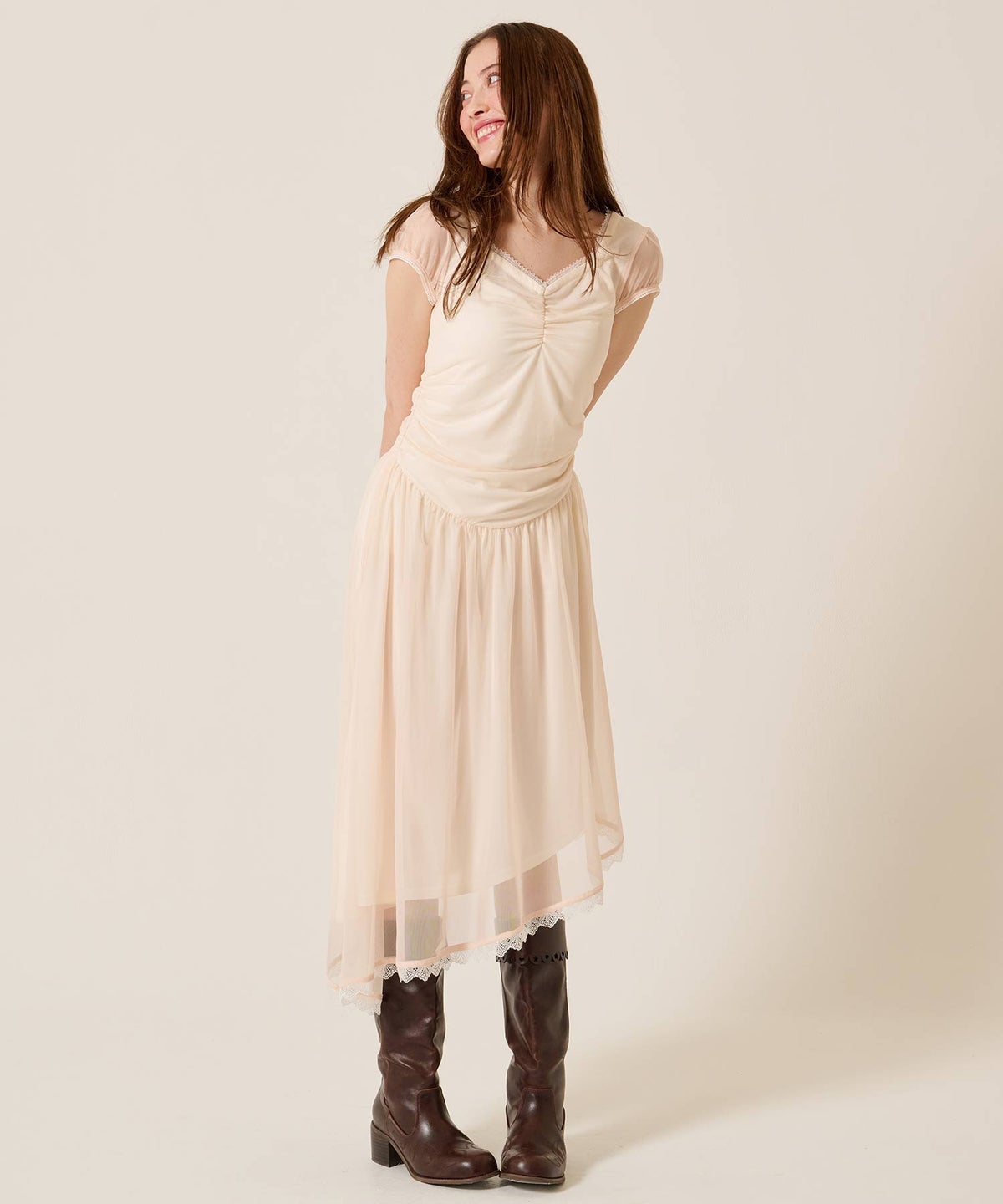 ワンピース/ドレス/アシンメトリー ワンピース TINA：JOJUN