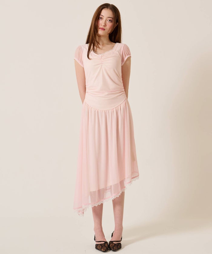 ワンピース/ドレス/アシンメトリー ワンピース TINA：JOJUN