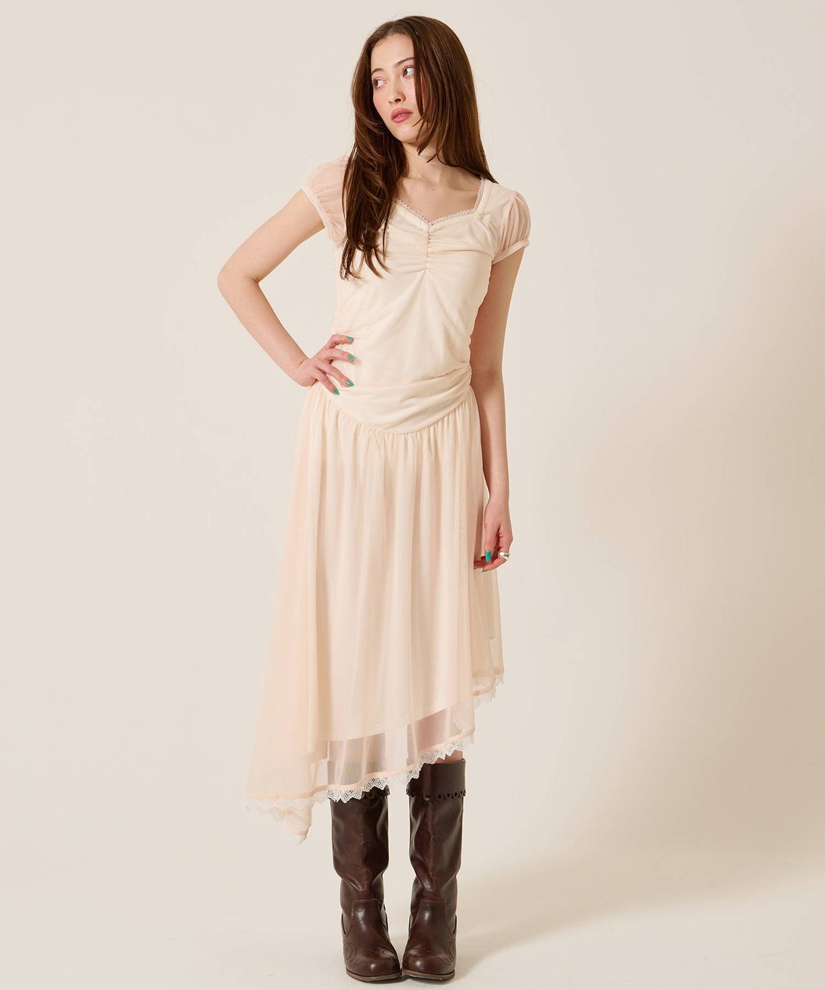 ワンピース/ドレス/アシンメトリー ワンピース TINA：JOJUN