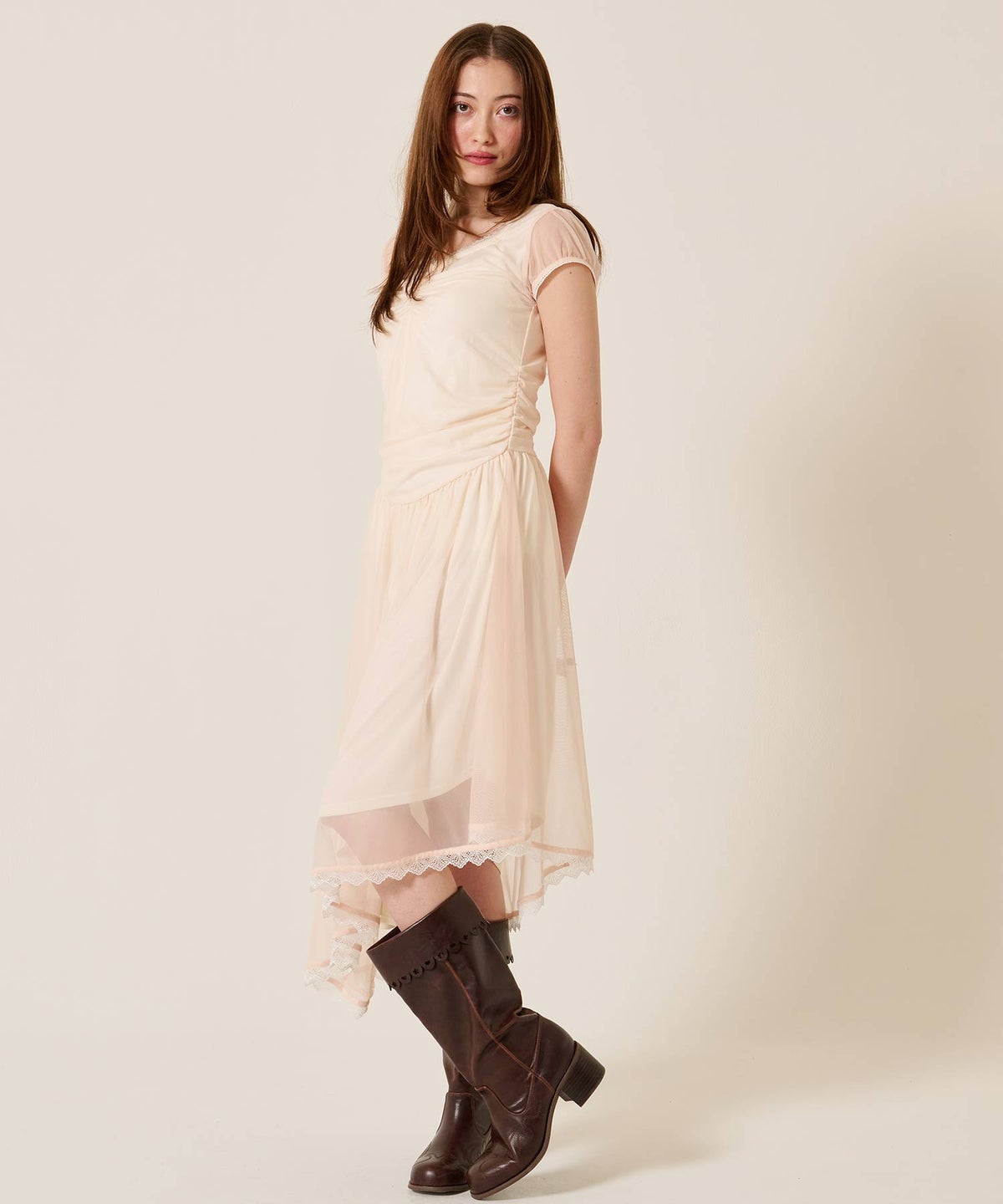 ワンピース/ドレス/アシンメトリー ワンピース TINA：JOJUN