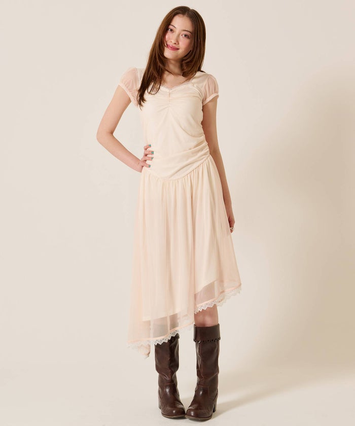 ワンピース/ドレス/アシンメトリー ワンピース TINA：JOJUN