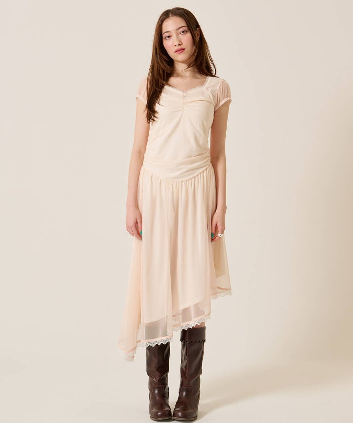 ワンピース/ドレス/アシンメトリー ワンピース TINA：JOJUN