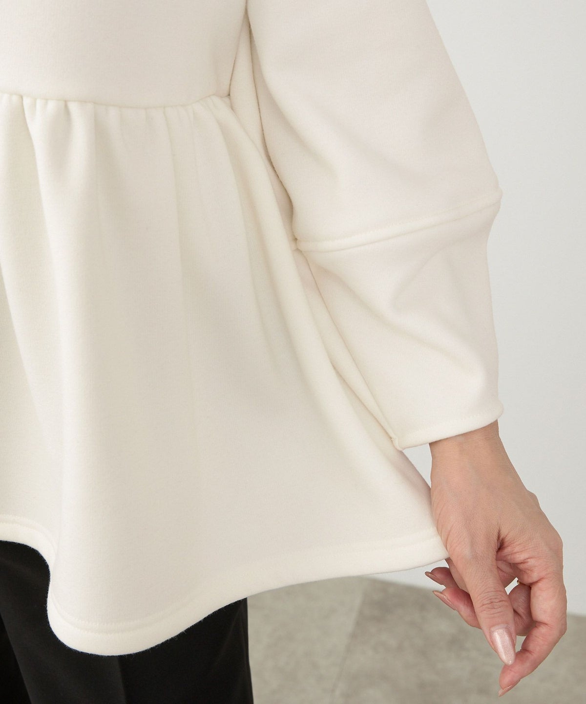 洗濯可 マシンウォッシャブル 大人可愛い 上品 きれいめ 体型カバー オフィス 大人カジュアル フェミニン ジョイントスペース