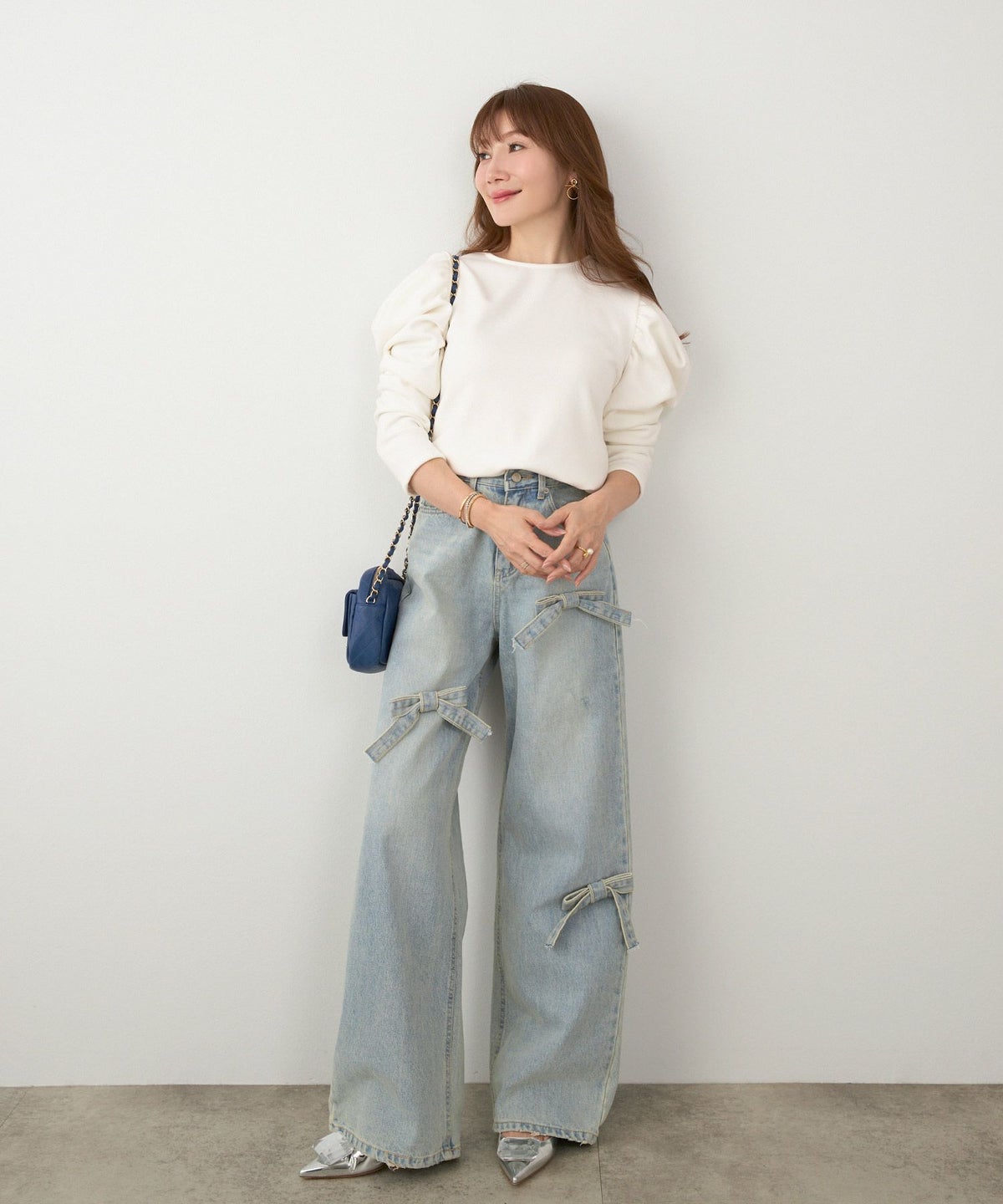 洗濯可 マシンウォッシャブル 大人可愛い 上品 きれいめ 体型カバー オフィス 大人カジュアル フェミニン ジョイントスペース