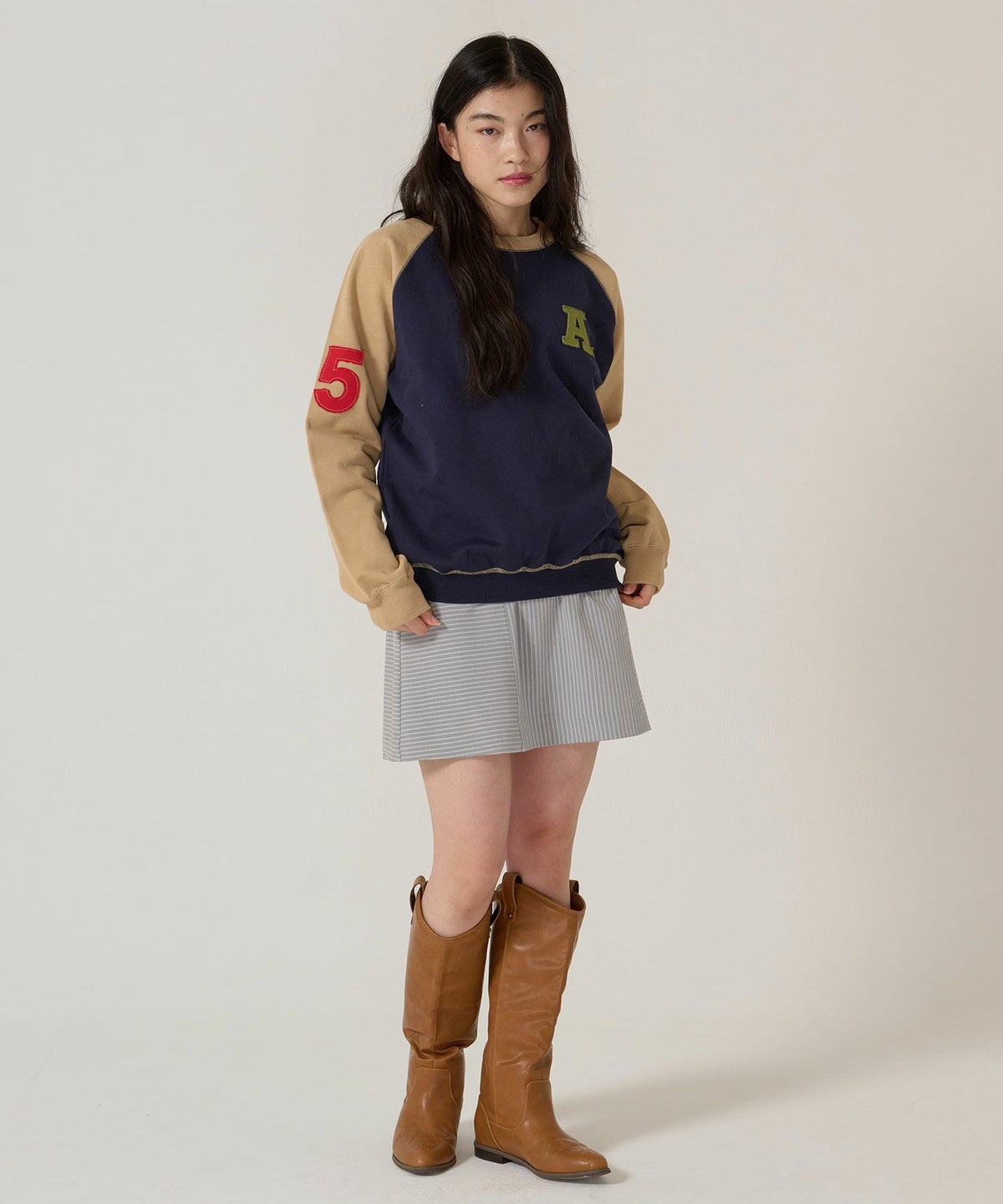 リボン/キャミソール/ワンピース/ストライプ