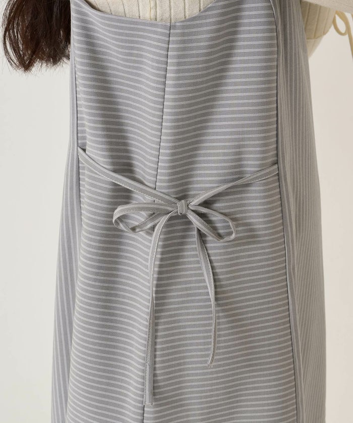 リボン/キャミソール/ワンピース/ストライプ