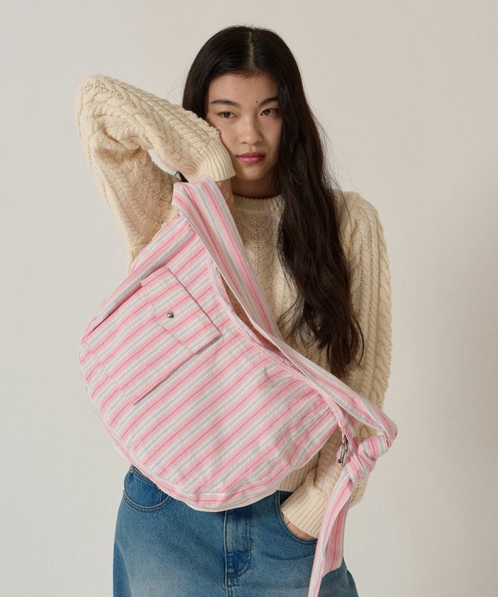 ショルダー/バッグ/ストライプ