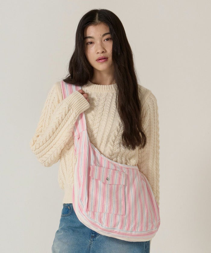 ショルダー/バッグ/ストライプ