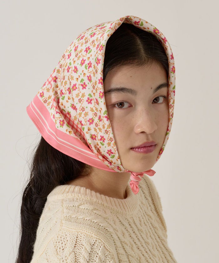 スカーフ/花柄/オリジナル