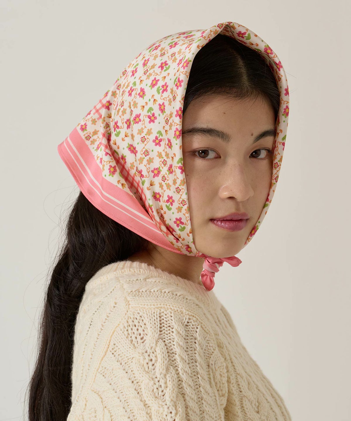 スカーフ/花柄/オリジナル