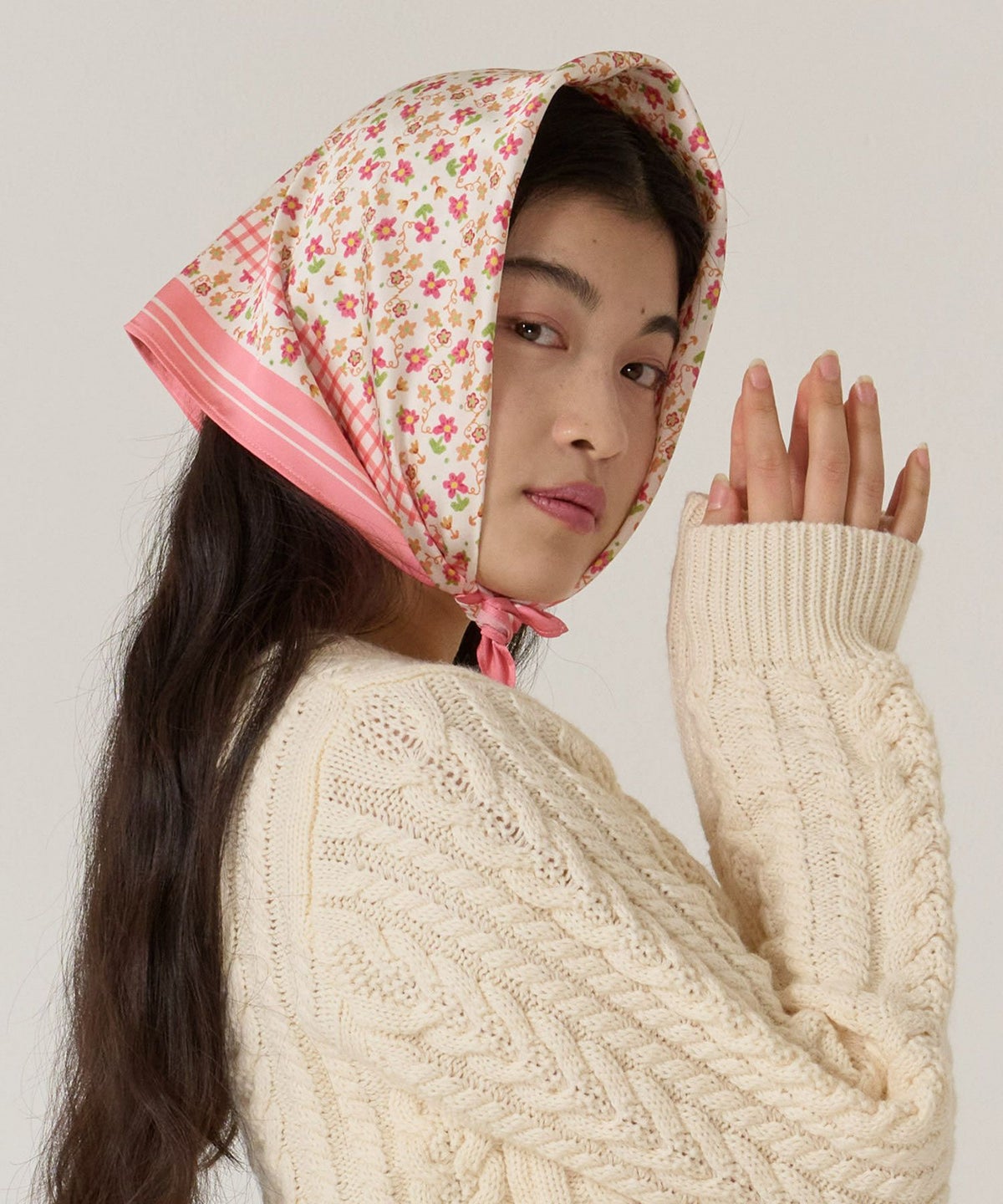 スカーフ/花柄/オリジナル