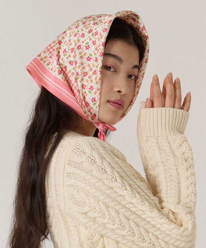 スカーフ/花柄/オリジナル