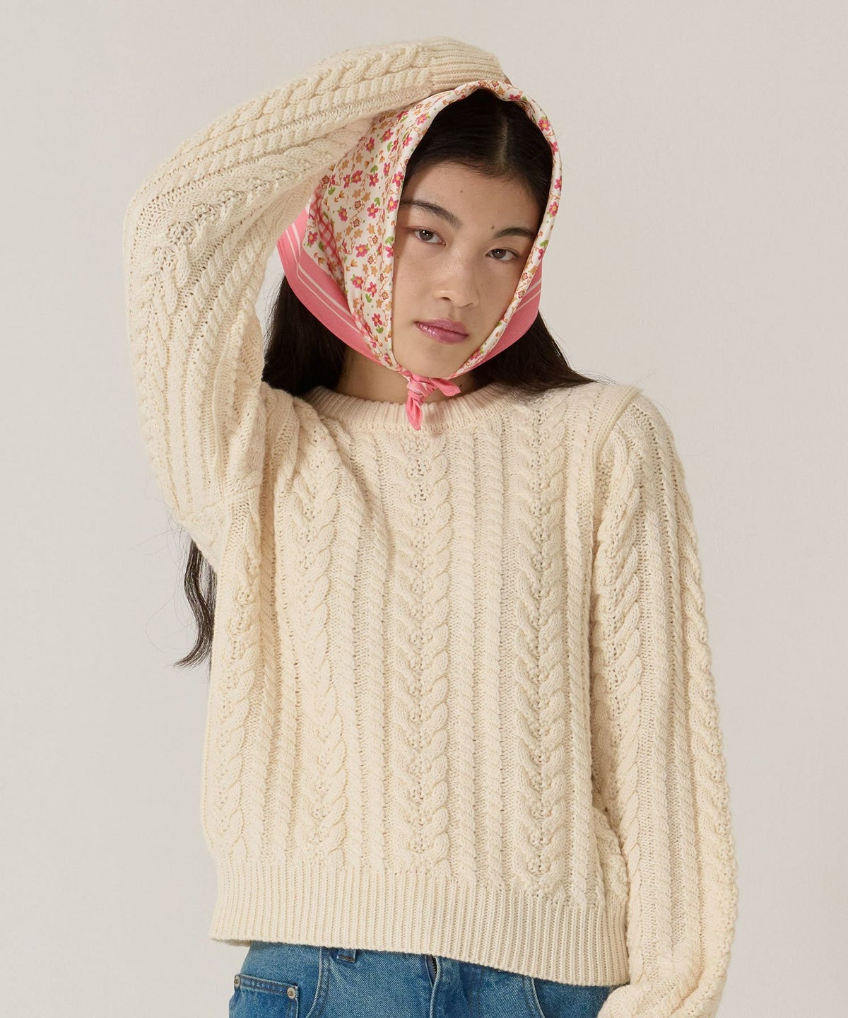 スカーフ/花柄/オリジナル