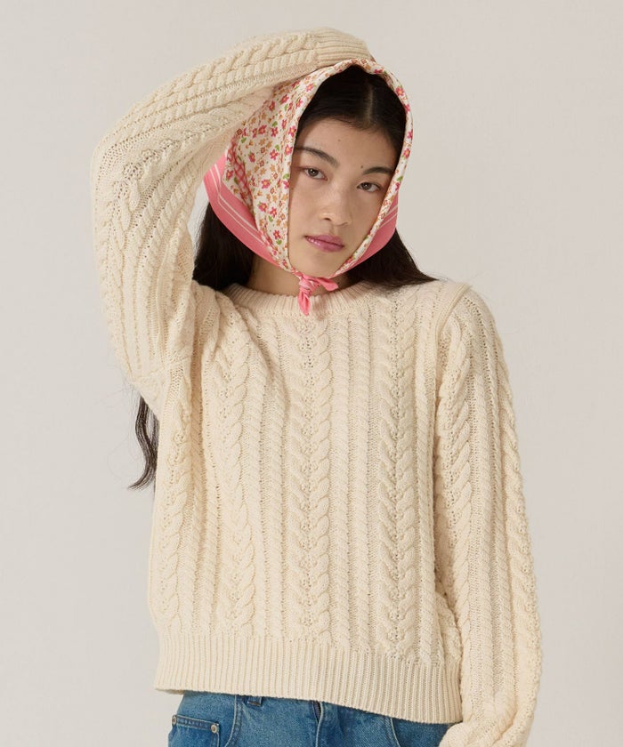 スカーフ/花柄/オリジナル