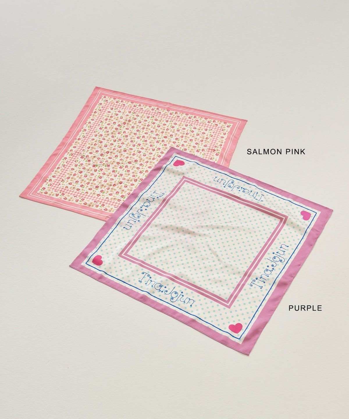 スカーフ/花柄/オリジナル/ドット