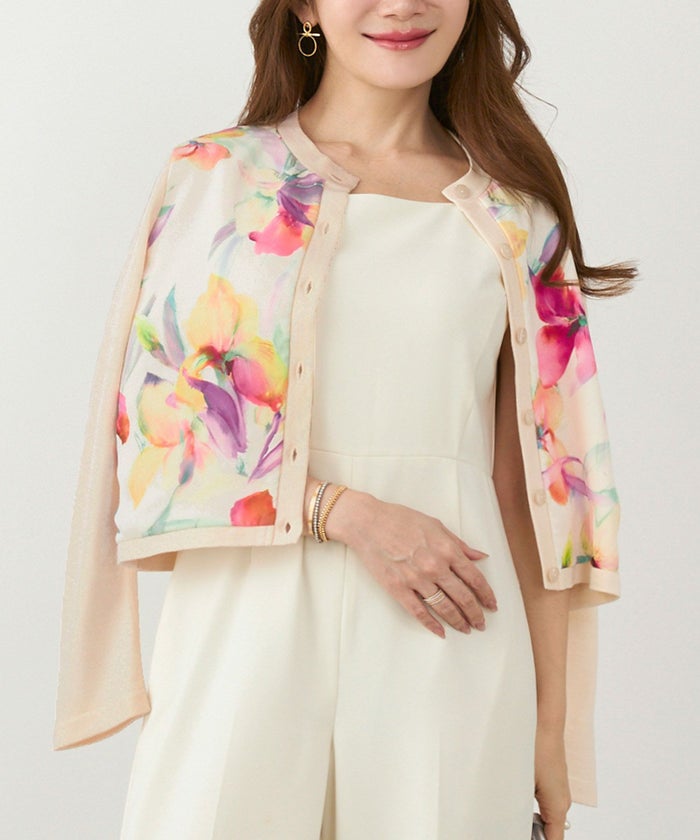 手洗い可 日本製 大人可愛い 上品 きれいめ ドッキング 大人カジュアル オフィス フェミニン 柄 ジョイントスペース