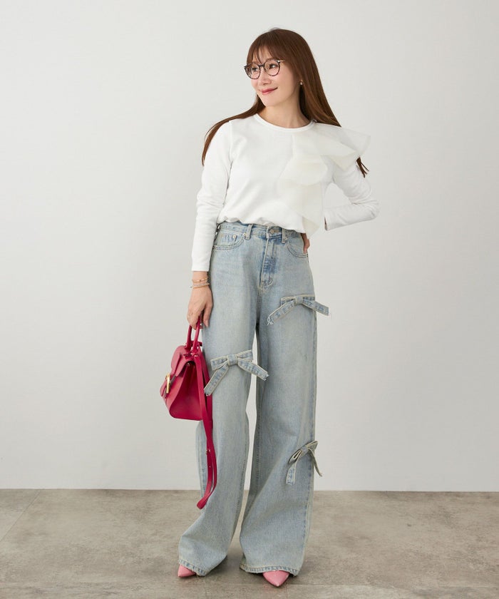 手洗い可 日本製 大人可愛い 上品 きれいめ オフィス 大人カジュアル フェミニン ジョイントスペース