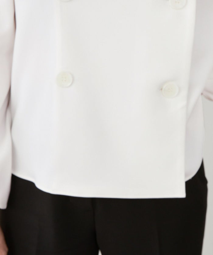 手洗い可 大人可愛い 上品 きれいめ オフィス 大人カジュアル フェミニン 白黒 ジョイントスペース