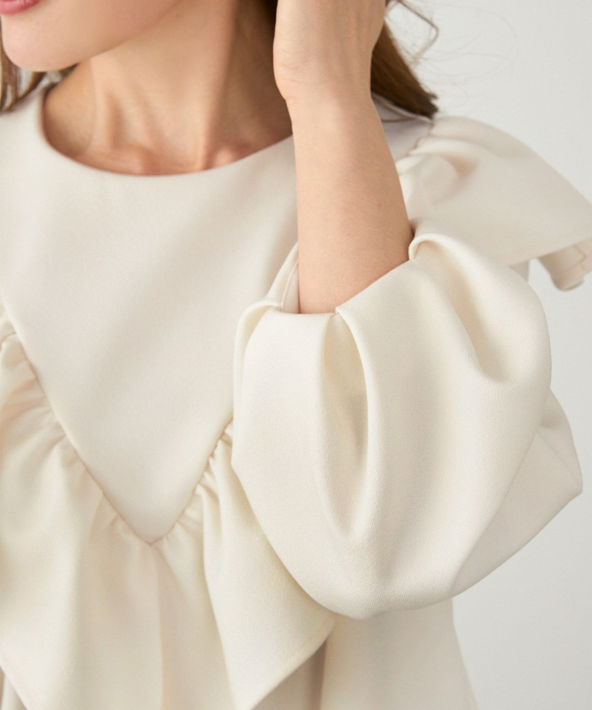 手洗い可 日本製 大人可愛い 上品 きれいめ オフィス 大人カジュアル フェミニン アンチピリング ジョイントスペース