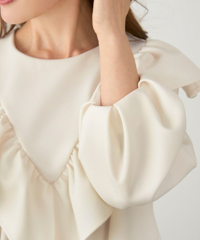 手洗い可 日本製 大人可愛い 上品 きれいめ オフィス 大人カジュアル フェミニン アンチピリング ジョイントスペース