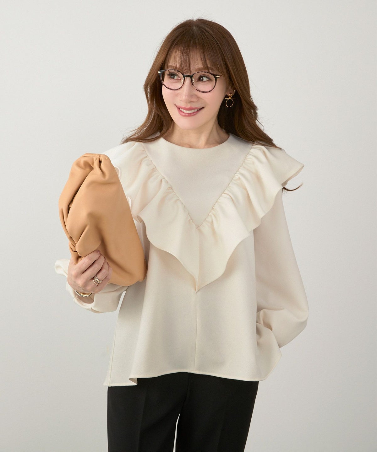 手洗い可 日本製 大人可愛い 上品 きれいめ オフィス 大人カジュアル フェミニン アンチピリング ジョイントスペース