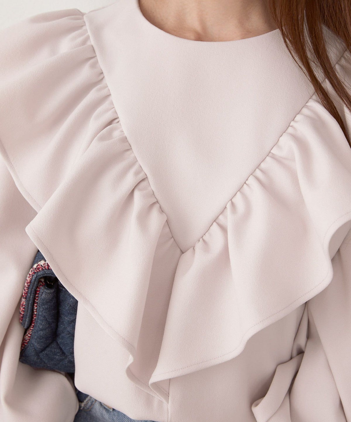 手洗い可 日本製 大人可愛い 上品 きれいめ オフィス 大人カジュアル フェミニン アンチピリング ジョイントスペース