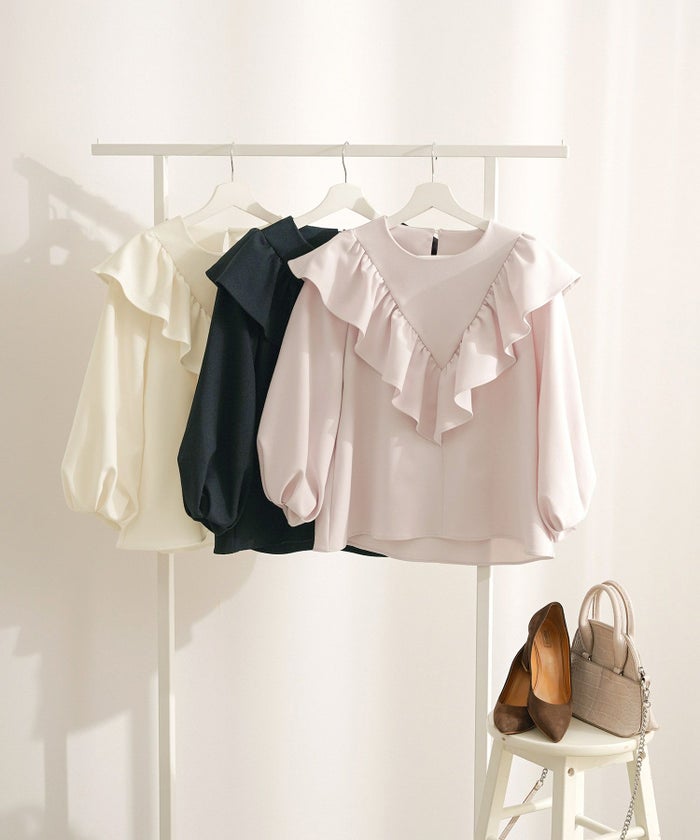 手洗い可 日本製 大人可愛い 上品 きれいめ オフィス 大人カジュアル フェミニン アンチピリング ジョイントスペース