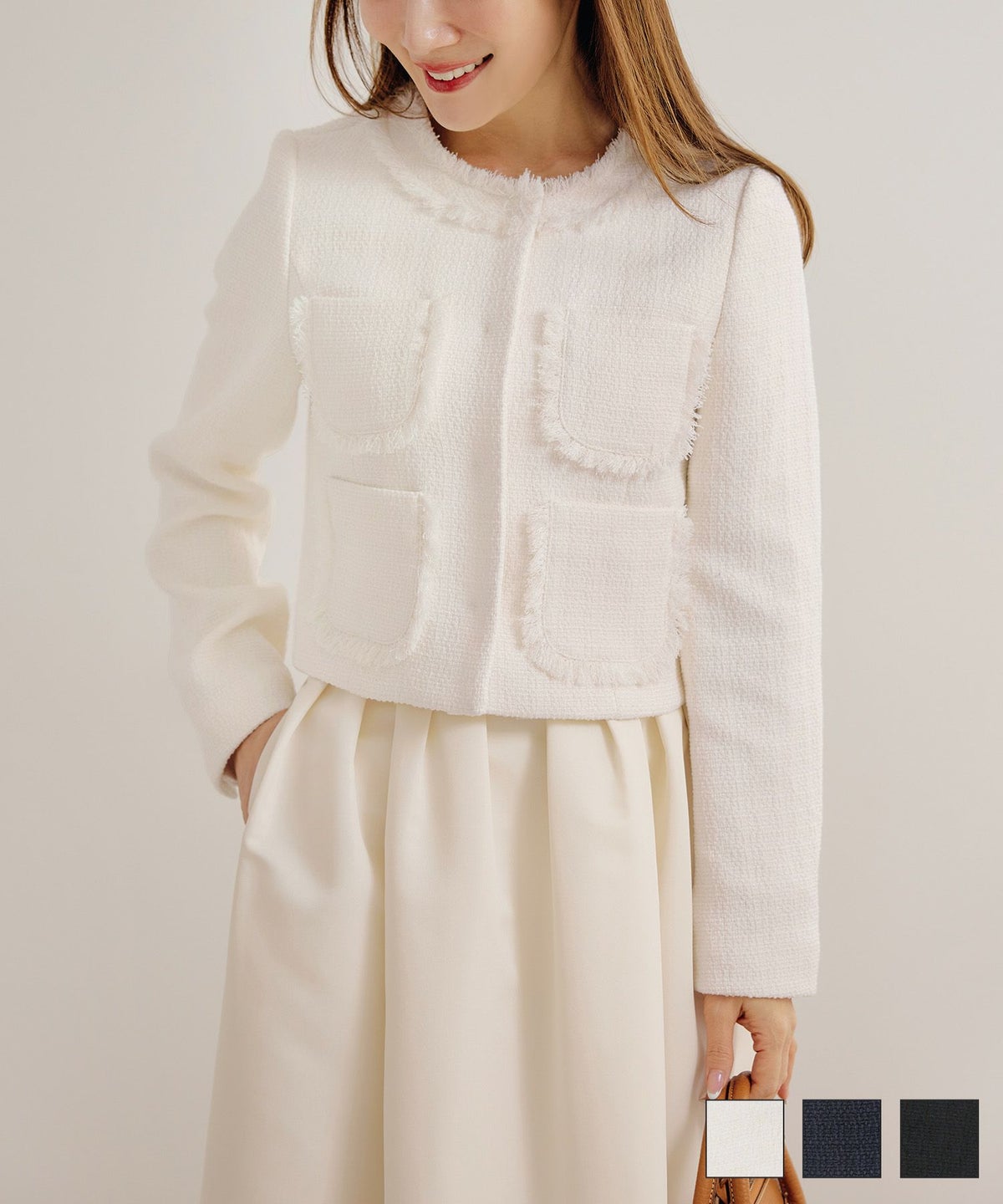 オケージョン フリンジ ジャケット Liala×PG