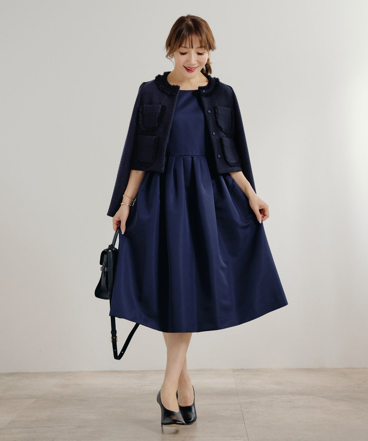 オケージョン 入卒園 上品 フォーマル セレモニー 大人可愛い カジュアル きれいめ S/M/L ジョイントスペース