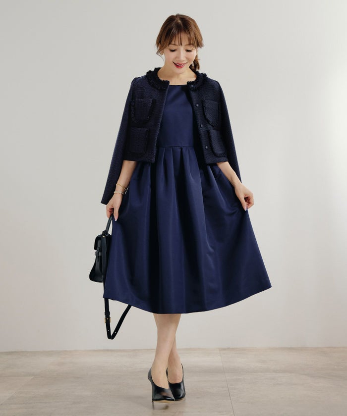 オケージョン 入卒園 上品 フォーマル セレモニー 大人可愛い カジュアル きれいめ S/M/L ジョイントスペース