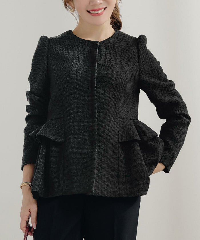 オケージョン 入卒園 上品 フォーマル セレモニー 大人可愛い 体型カバー S/M/L ジョイントスペース