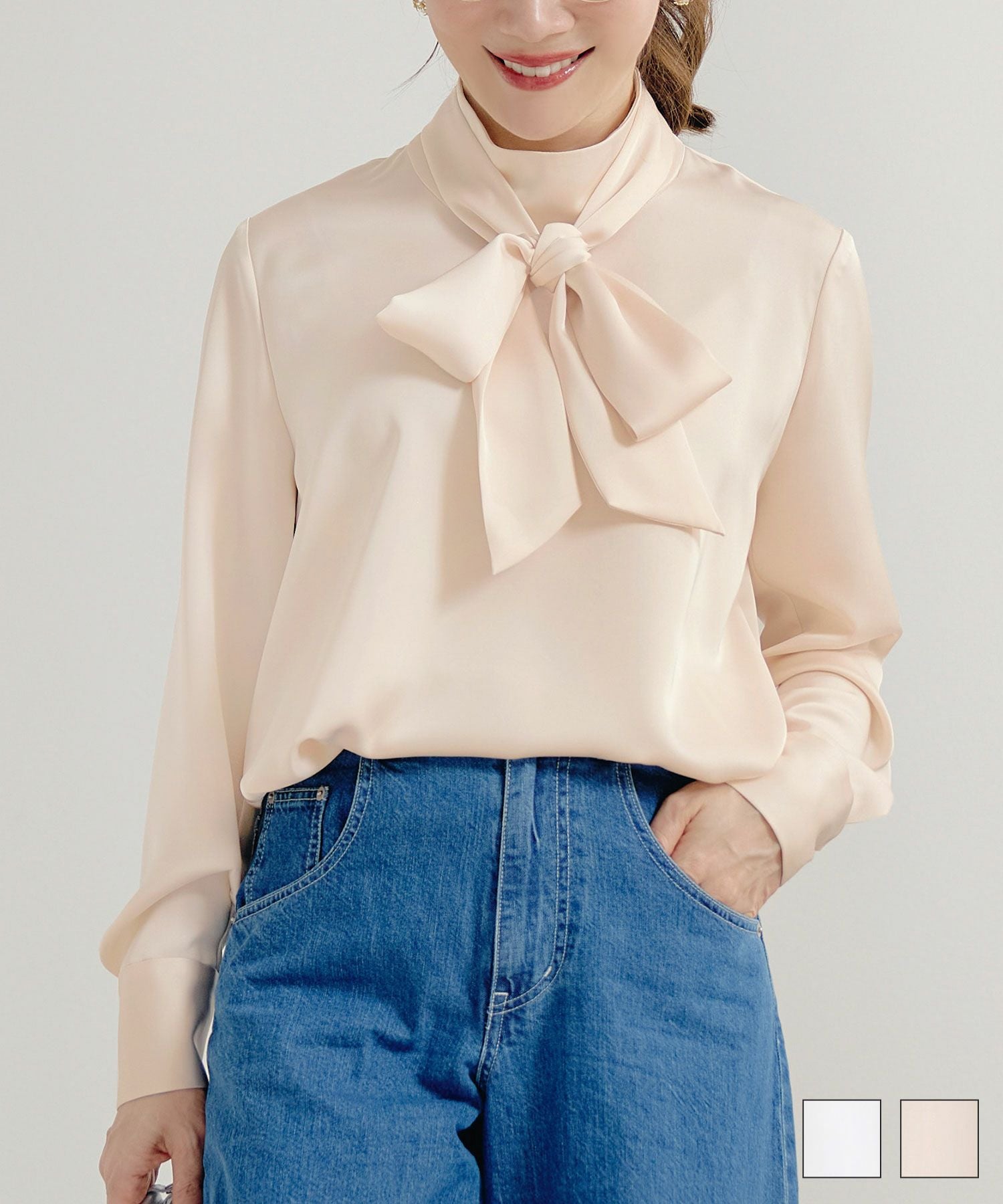 OUTLET-SALE テーラーカラー ダブル釦 ツイード コート Liala×PG 全6色